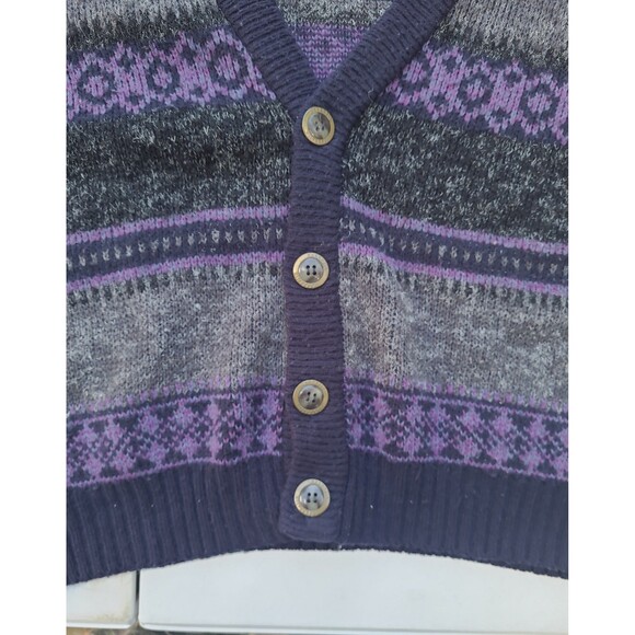 Vtg Zeppelin Button up Cardigan Sweater - Picture 3 of 9